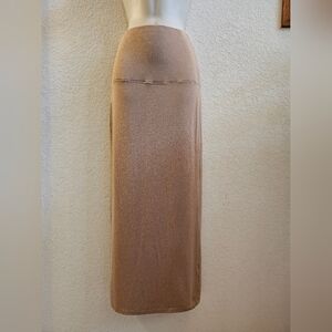 Bleusalt Camel Tube Skirt Size 2 Excellent Condition